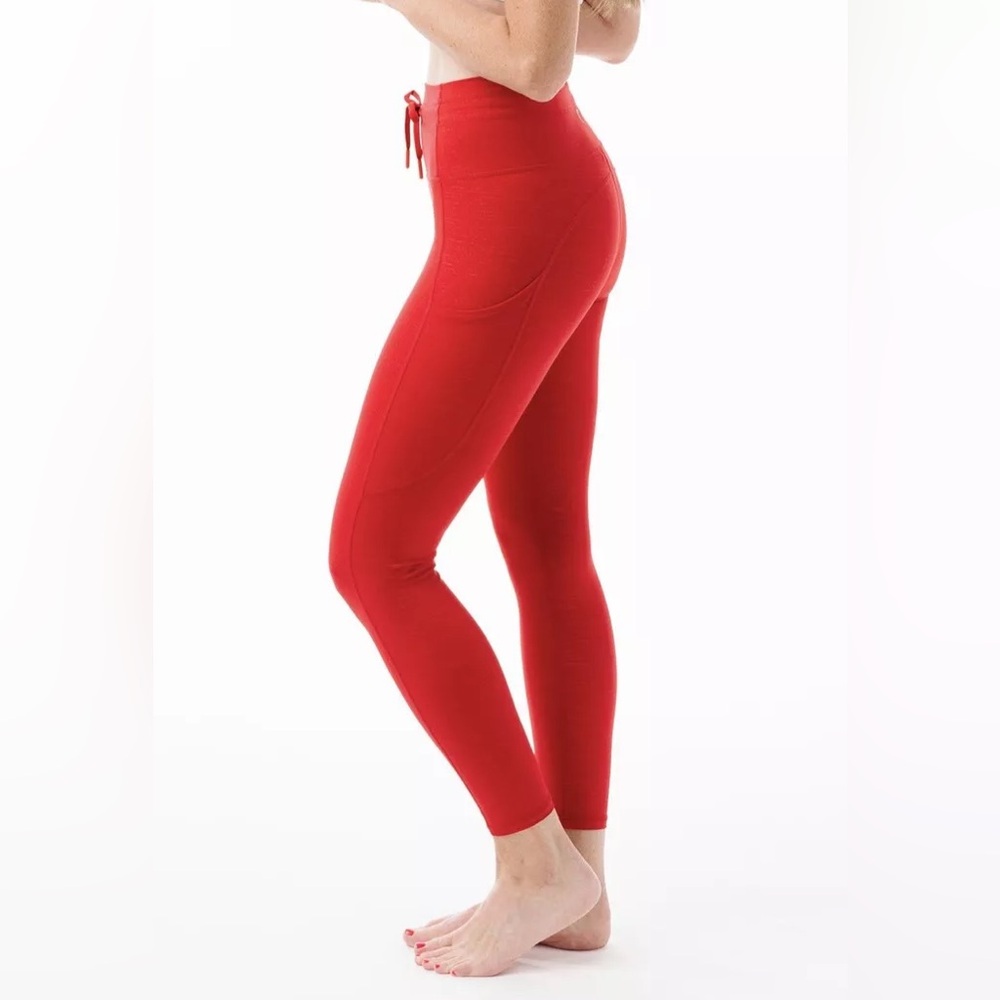 Zyia Red Battleship Pocket Drawstring Luxe